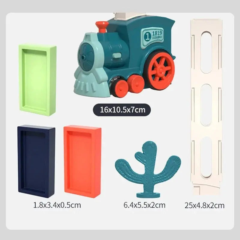 Domino Tren Seti 63 Parça