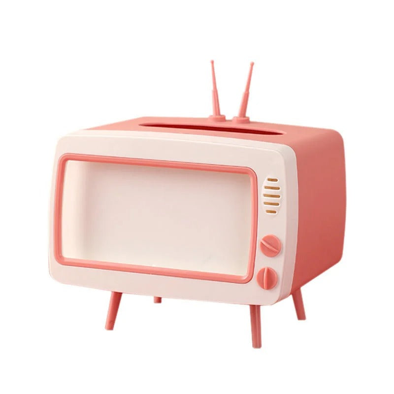 Çok Fonksiyonlu Masaüstü Peçetelikli Telefon Tutucu