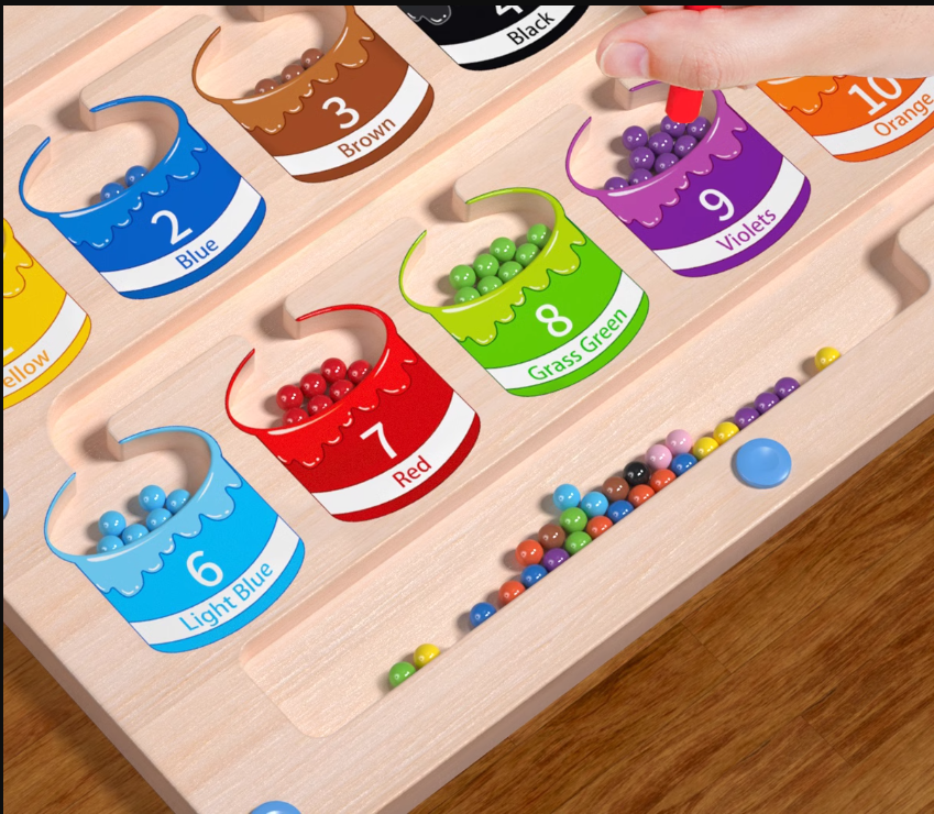 Manyetik Sayı Tamamlama Oyuncağı-Dikkat Eğitimi