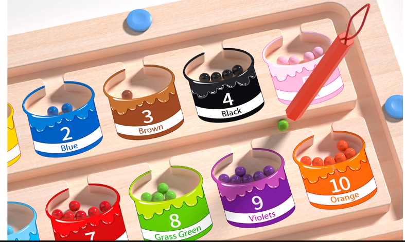 Manyetik Sayı Tamamlama Oyuncağı-Dikkat Eğitimi