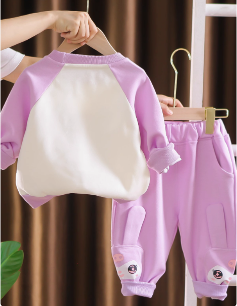 Mor Renk Kız Çocuk Takım 1-6 Yaş