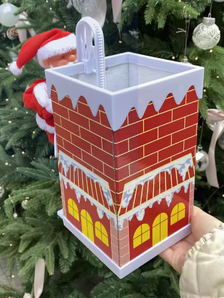 Bacadan Girip Çıkan Noel Baba Oyuncağı-Yılbaşı Hediyeleri