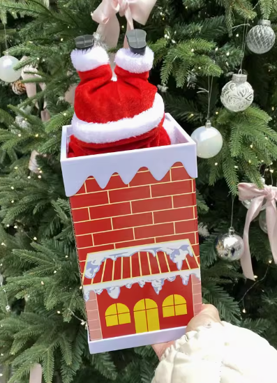 Bacadan Girip Çıkan Noel Baba Oyuncağı-Yılbaşı Hediyeleri