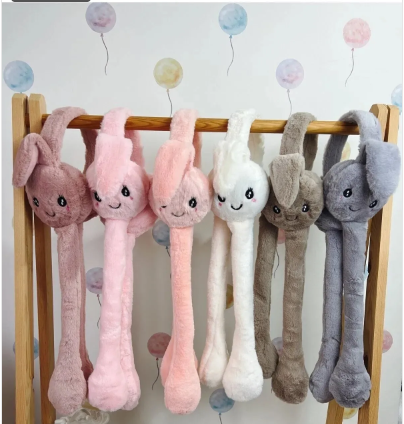Havalı Pompalı Hareketli Peluş Kulaklık