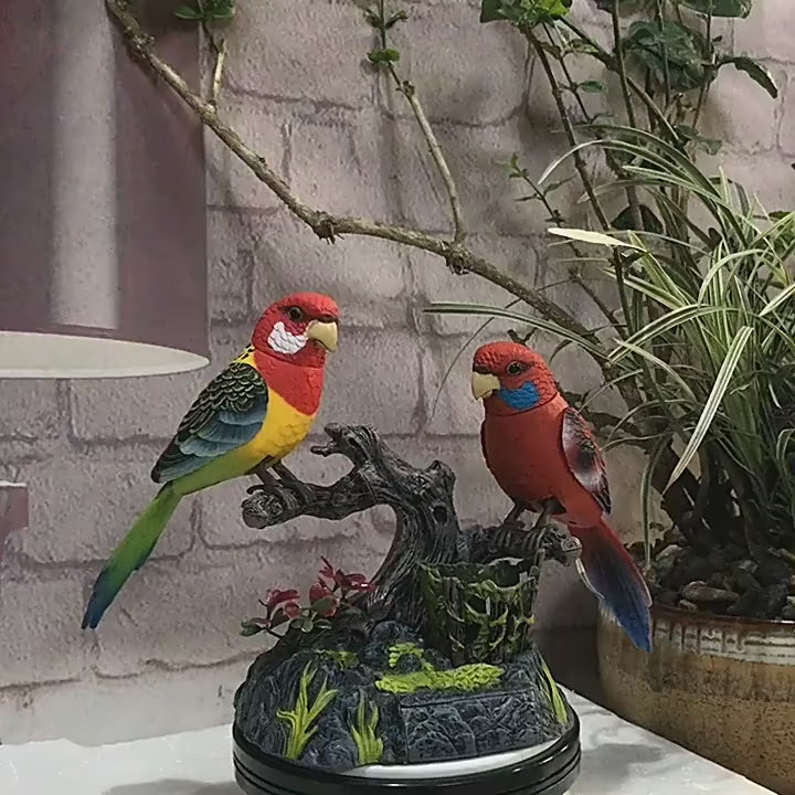 Masaüstü Hareketli Kuş Simülasyonlu Kalemlik