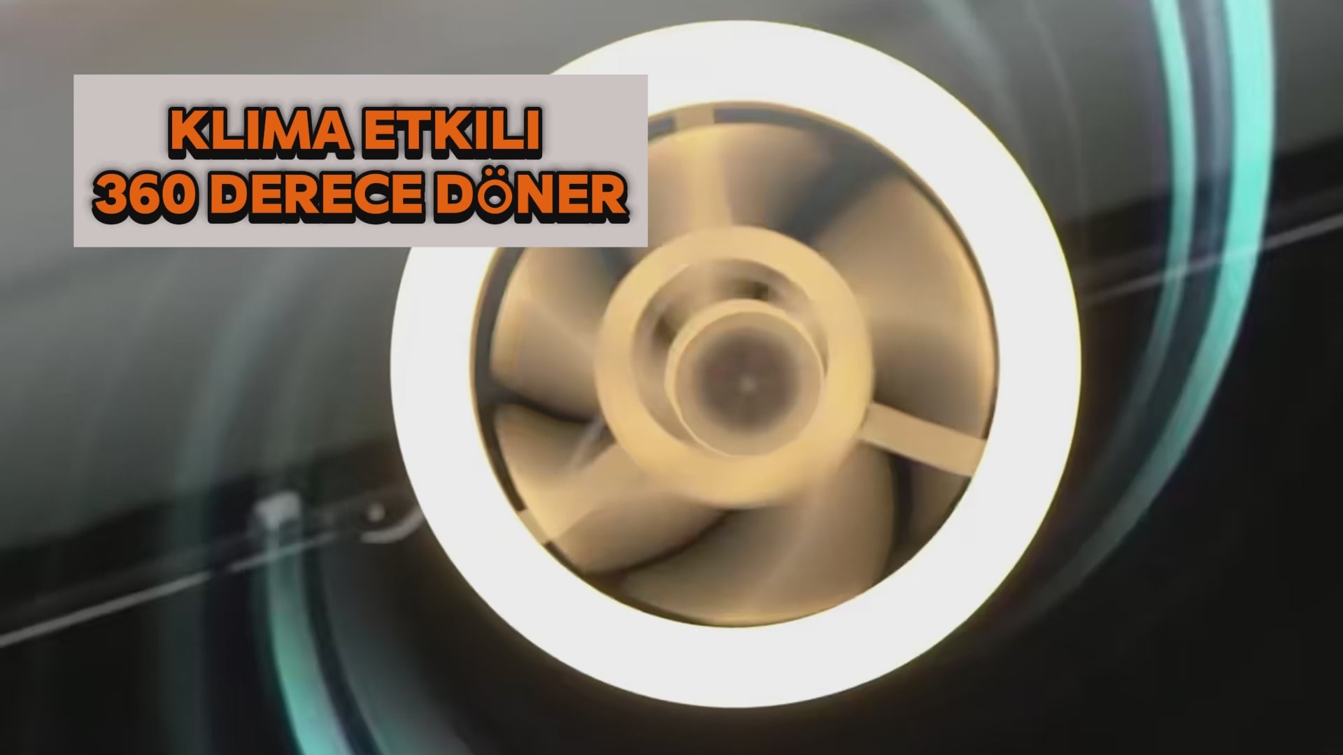 Uzaktan Kumandalı 360 ° Salıncak Kafa Tavan Fanı-Ayarlanabilir Led Işıklar