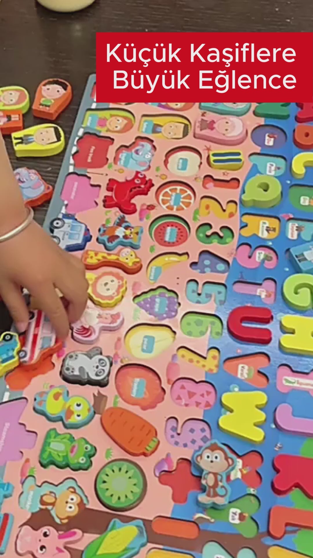 Eğitici Oyuncak Yapı Taşları - Meyveler ve Sayılar