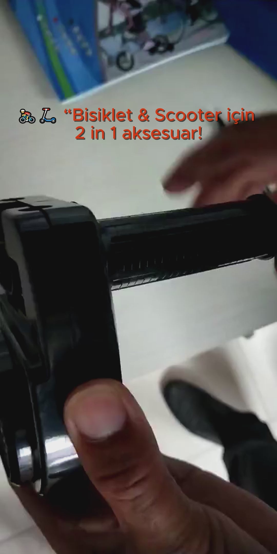 Bisiklet & Scooter İçin Motor Sesli Korna – Pilsiz Çevirmeli Gaz Kolu