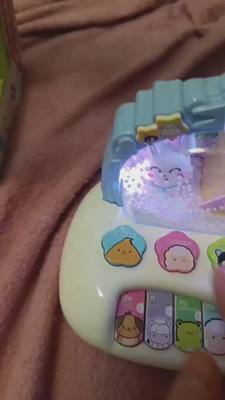 Piyano Şeklinde Işıklı ve Müzikli Çocuk Oyuncağı