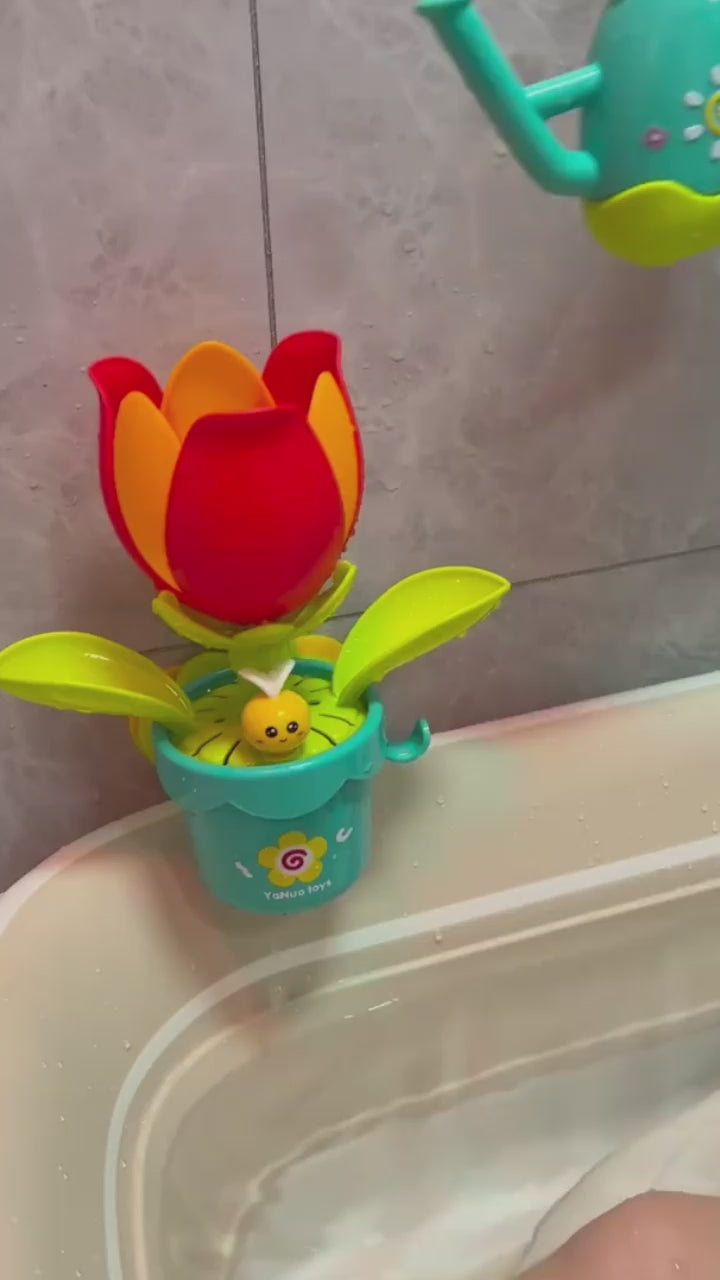 Neşeli Çiçek Sulu Aktivite - Banyo Oyuncağı 🌼