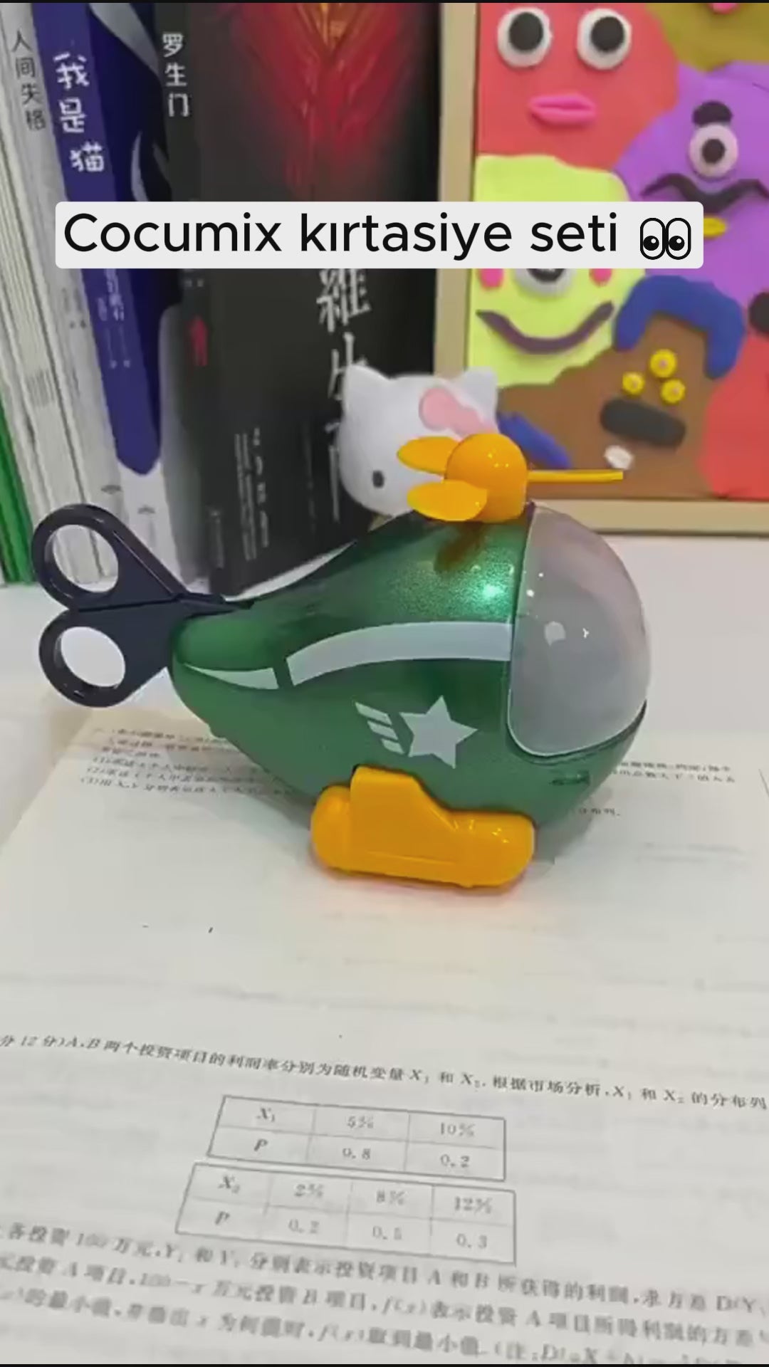 Helikopter 6'sı Bir Arada Kırtasiye Seti