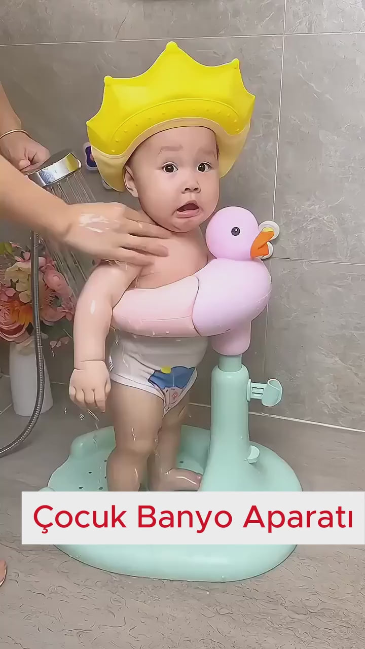 Kaymaz Tabanlı Çocuk Banyo Aparatı Cocumix