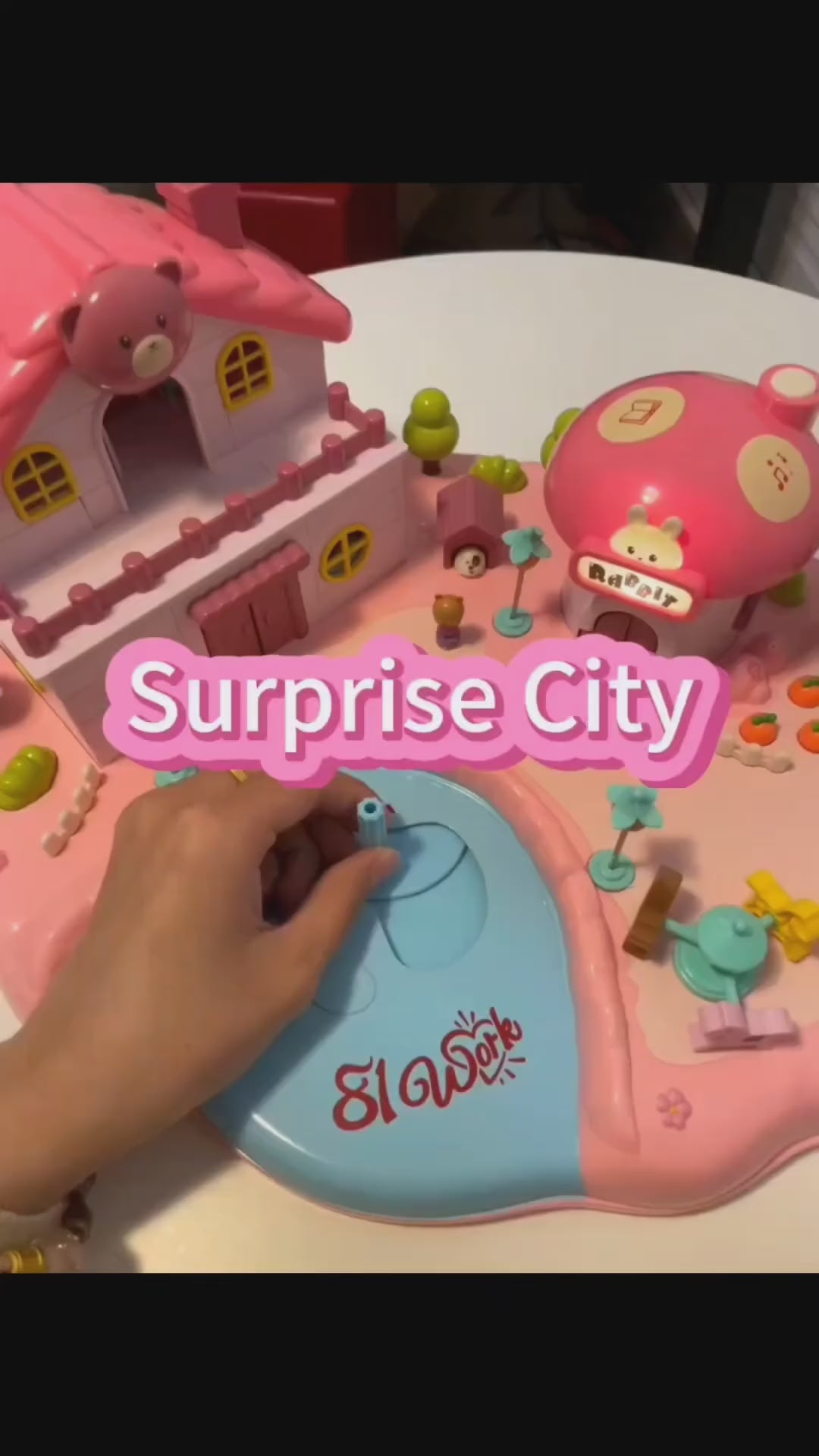 Sürpriz Şehir Manyetik Kontrol Çocuk Oyun Evi