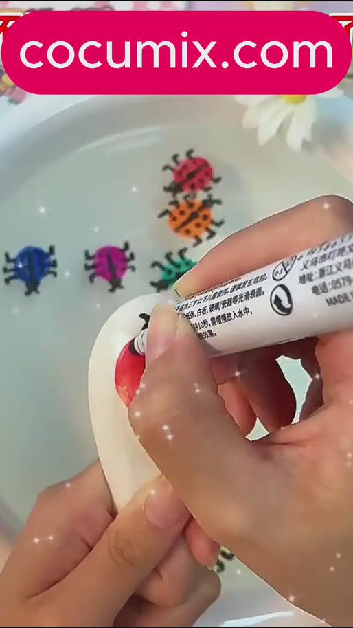 Çıkartmalı 3 Boyutlu Kalem Dövme