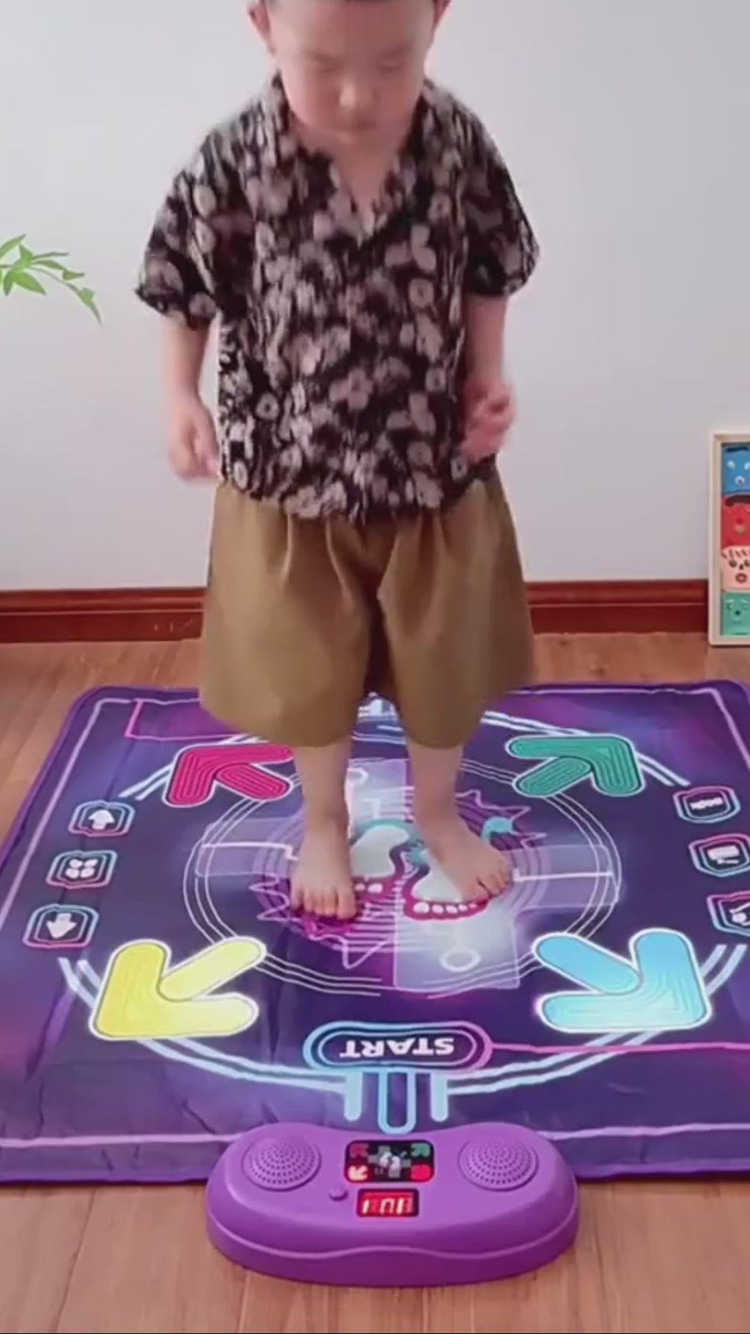 Müzikli ZıpZıp Fitness Oyun Halısı-Bluetooth Bağlantılı