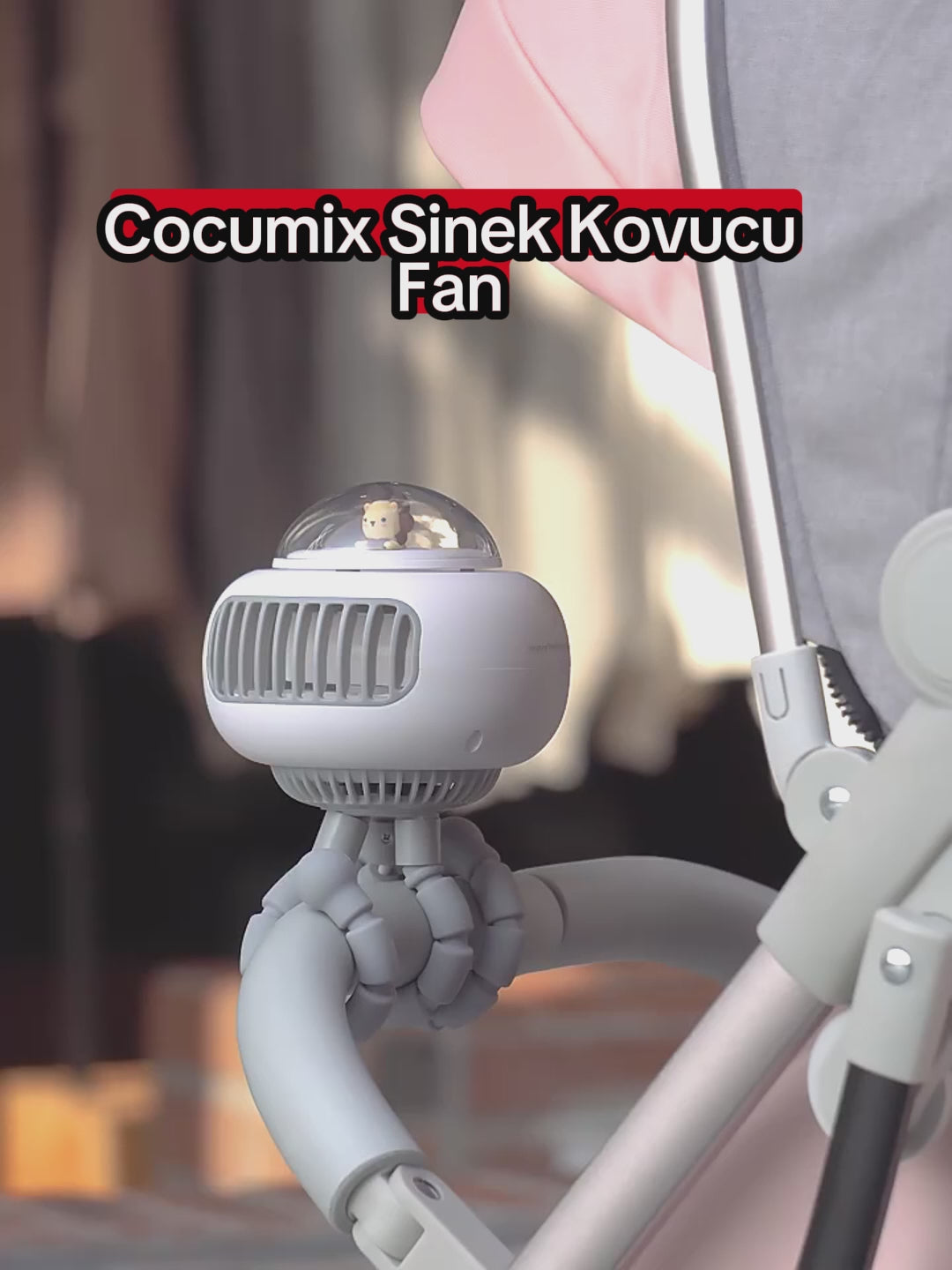 Taşınabilir Sinek Kovucu Fan-Ahtopot Ayaklar