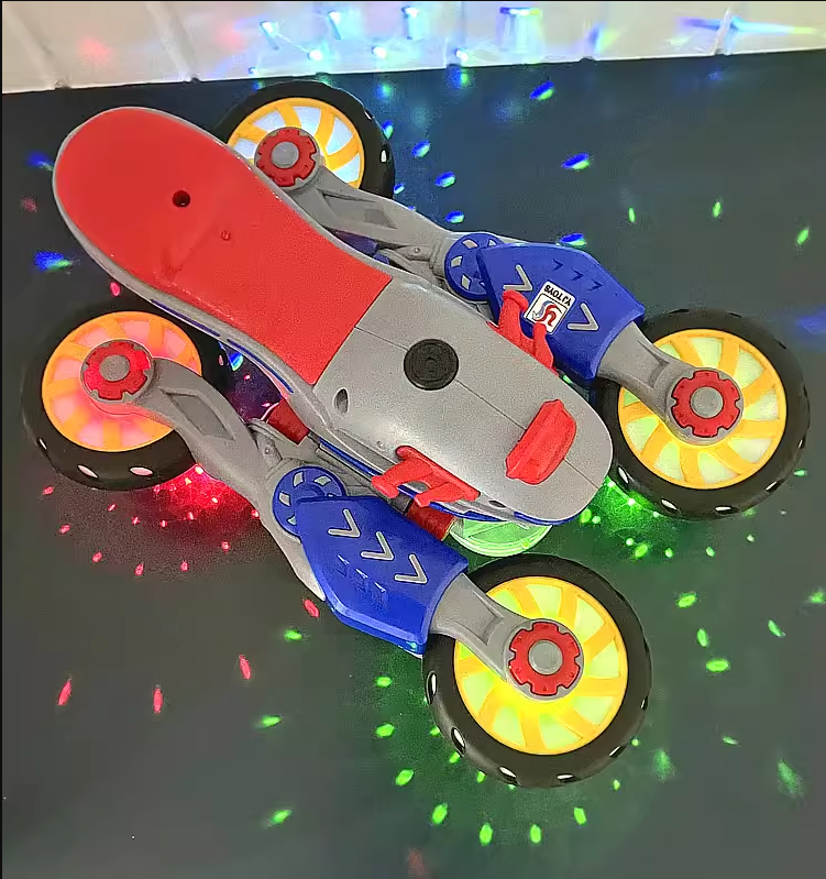 Akrobatik Işıklı Dönen Motosiklet Oyuncak