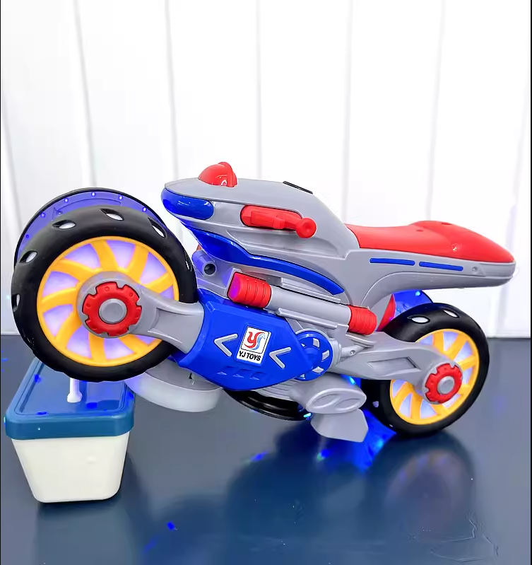 Akrobatik Işıklı Dönen Motosiklet Oyuncak