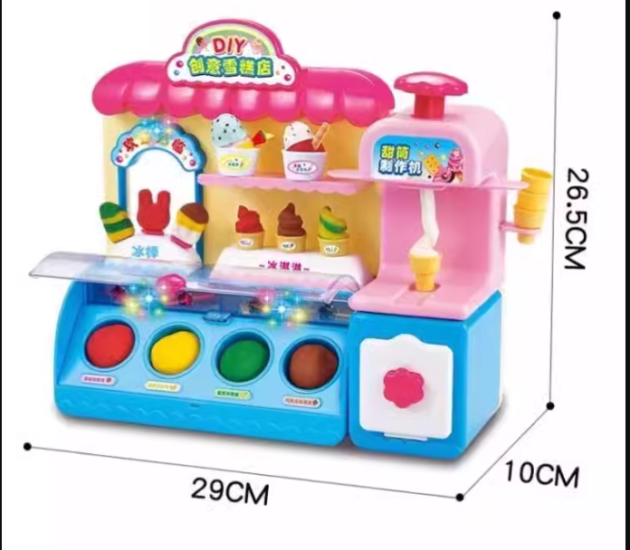 Çocuk Oyun Evi Dondurma Makinesi Oyuncak Araba