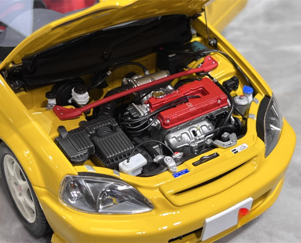 1/18 Ölçekli Sarı Renk Honda Civic Typer-Ek9