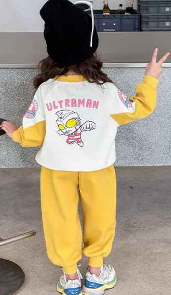 Sarı-Beyaz Kız Çocuk Kombin 2-7 Yaş