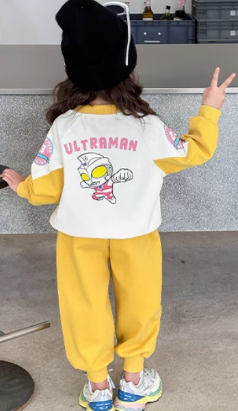 Sarı-Beyaz Kız Çocuk Kombin 2-7 Yaş