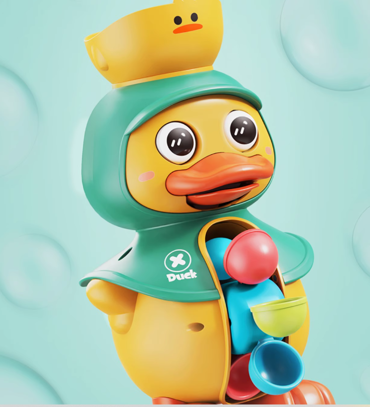 Vantuzlu Ördek Şeklinde Su Çarkı