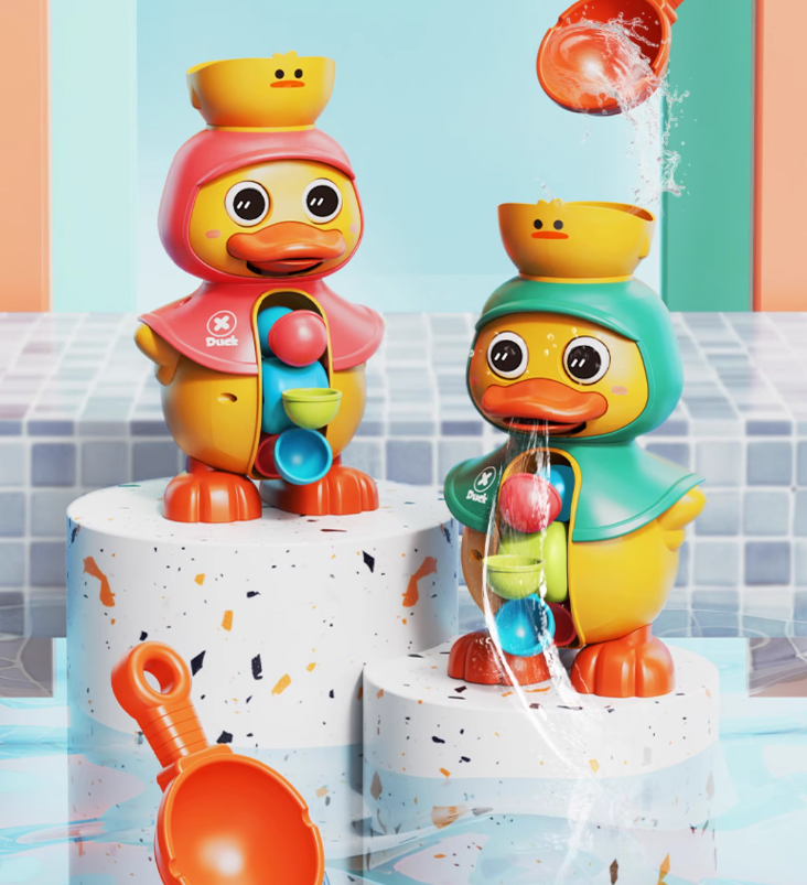 Vantuzlu Ördek Şeklinde Su Çarkı