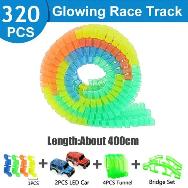 640 Parça Magic Trcuks Set Raylı Araba